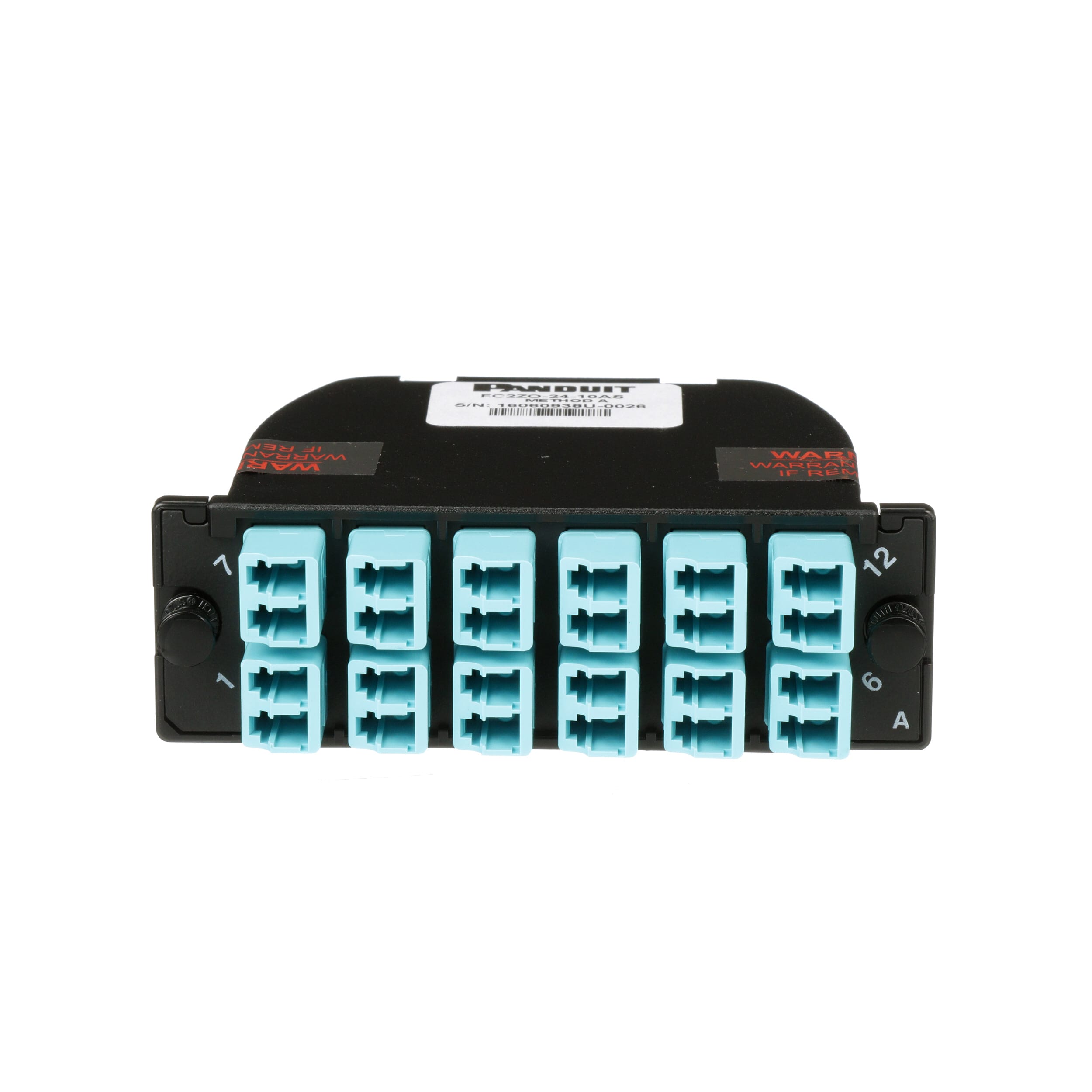 PANDUIT - PANFC2ZO-24-10AS THE OPTICOM FIBER CASSETTE IS OM4, AND F