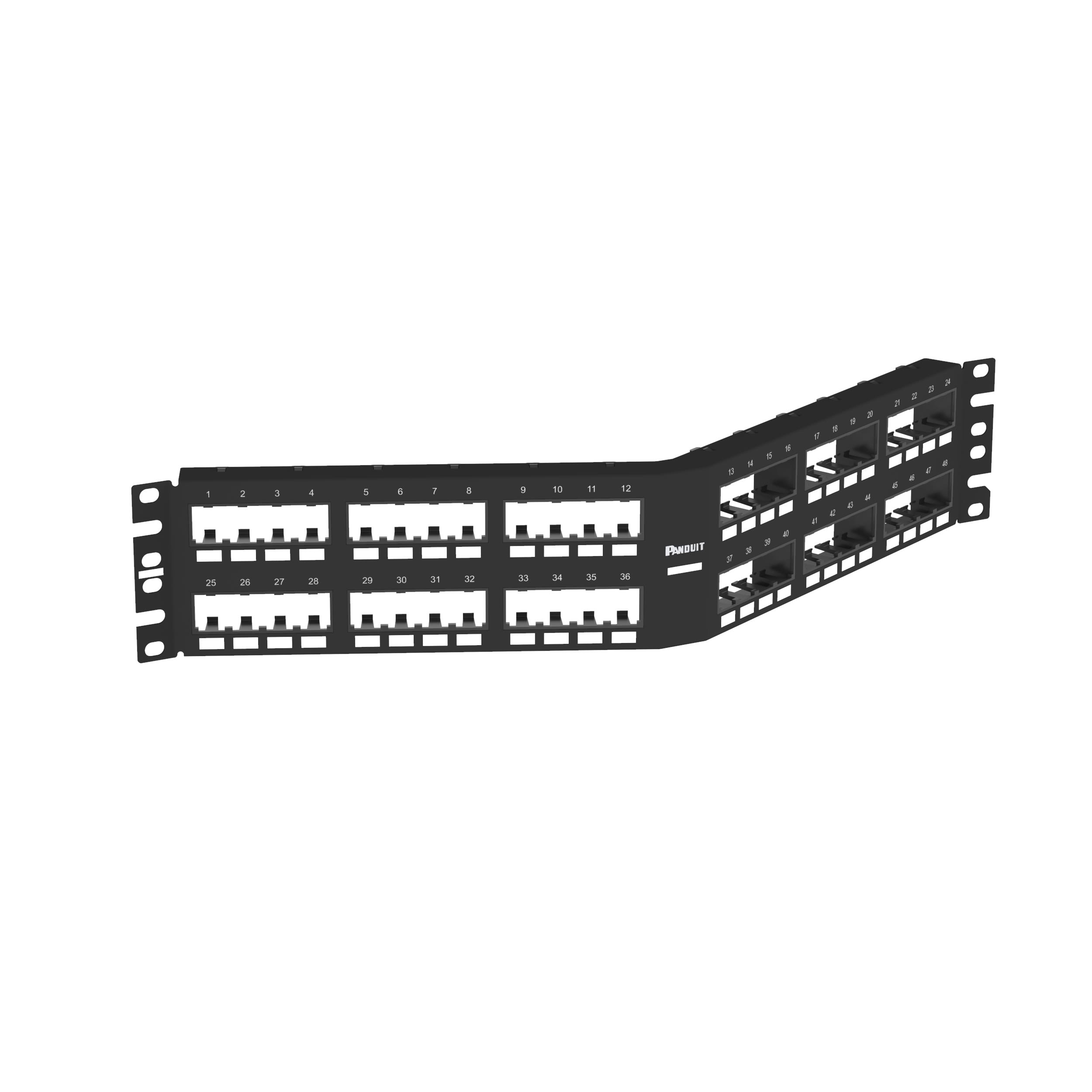 PANDUIT - PANCPPA48FMWBLY PANNELLO DI PERMUTAZIONE ANGOLARE A 48 P