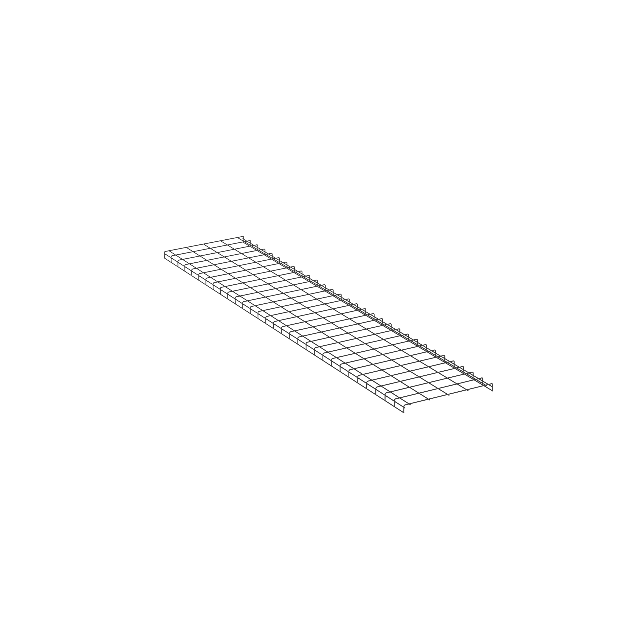 PANDUIT - PANWG24BL10 THE WYR-GRID PATHWAY PROTECTS CABLES BET