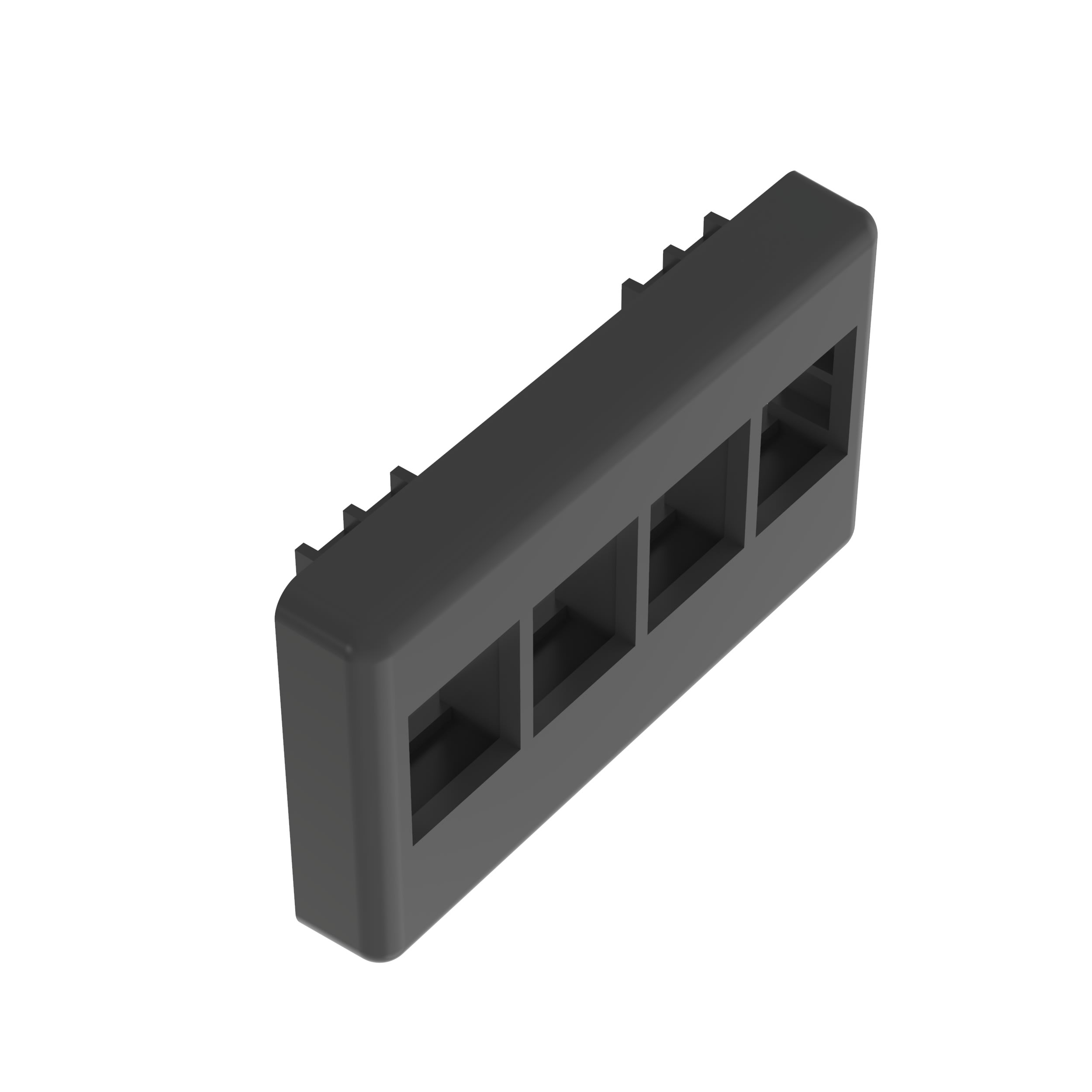 PANDUIT - PANNK4MFBL PLACCA PER MOBILI MODULARI A 4 POSIZIONI