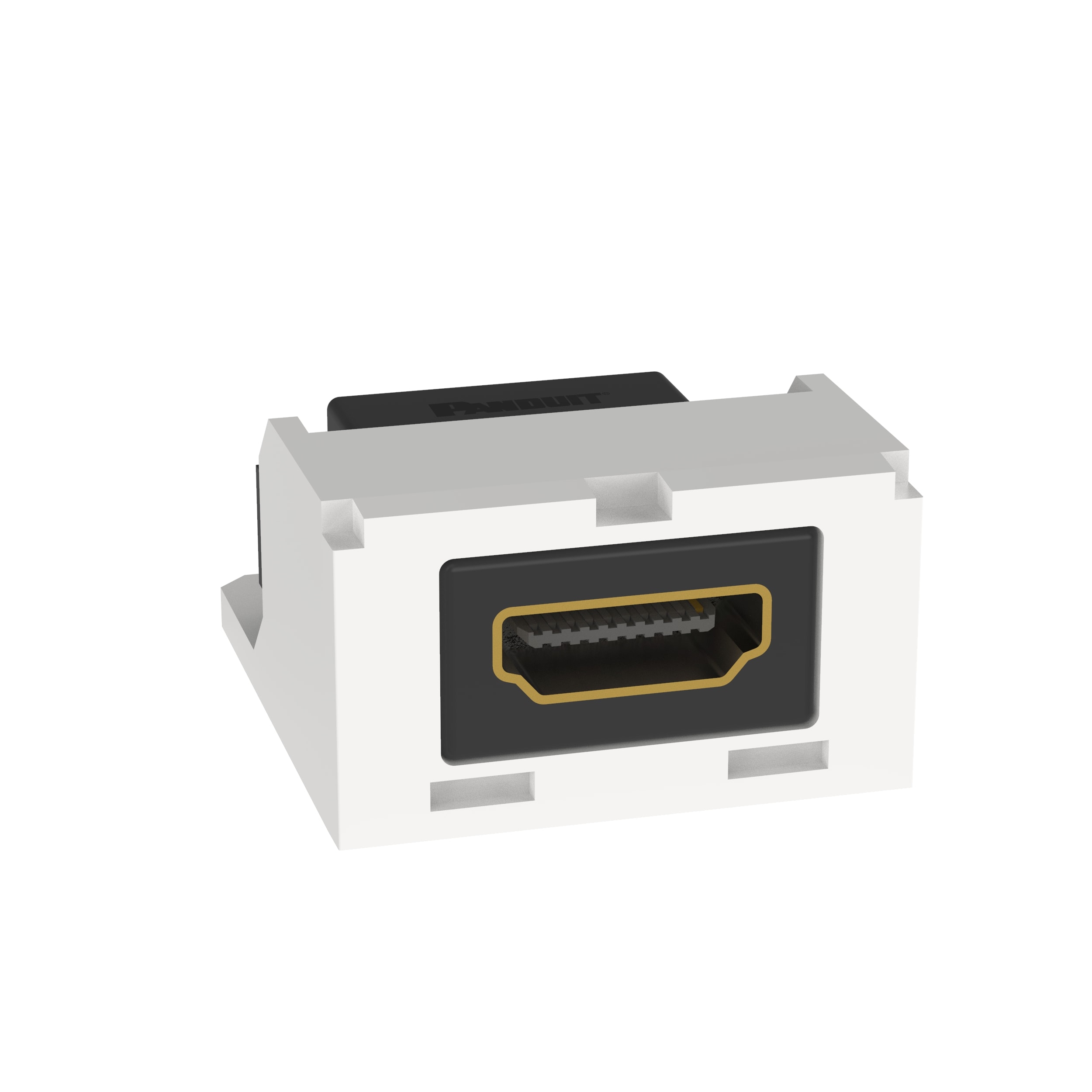 PANDUIT - PANCMHDMIAW THIS MINI-COM HDMI COUPLER IS HDMI 2.0.