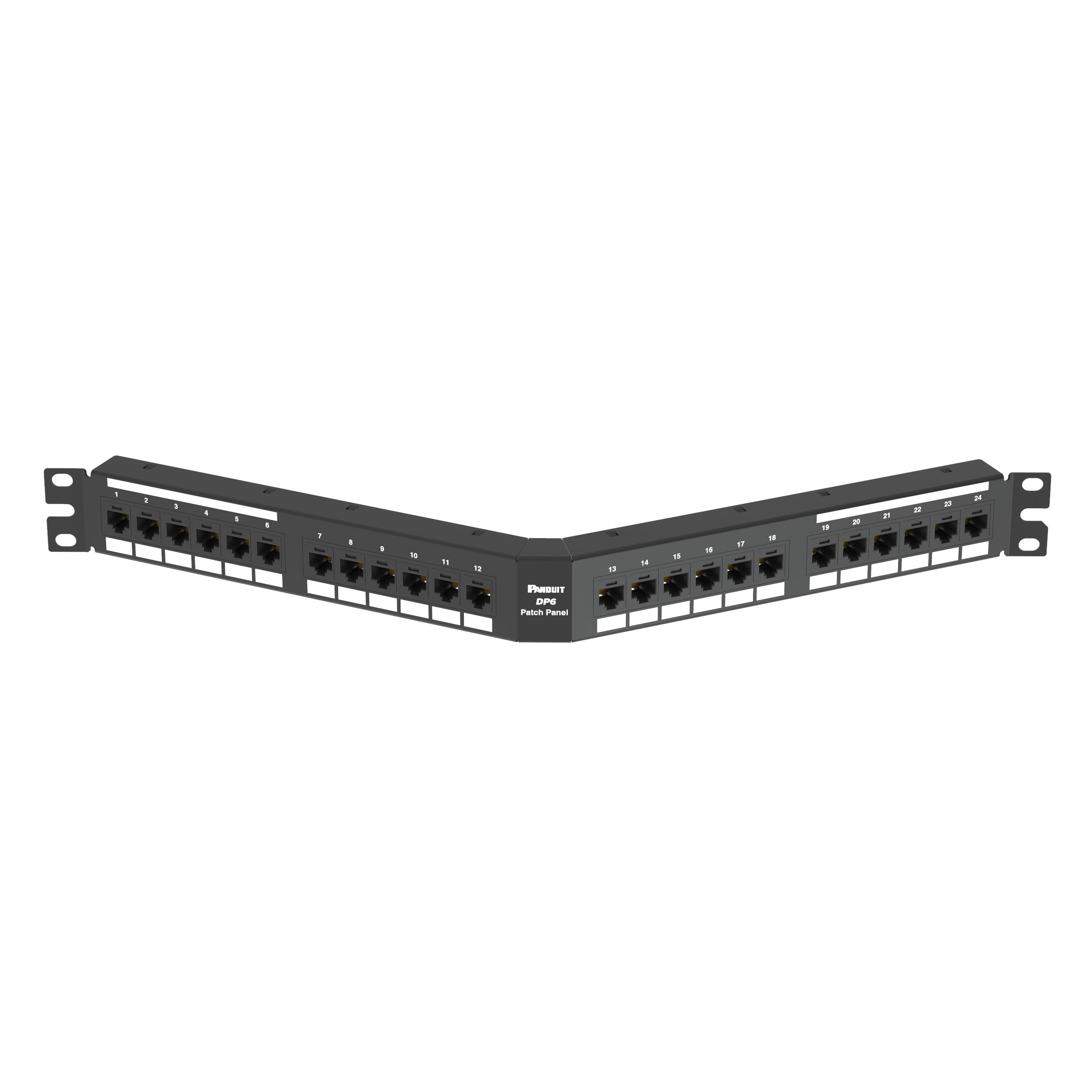 PANDUIT - PANDPA24688TGY PANNELLO DI PERMUTAZIONE A 24 PORTE, CAT
