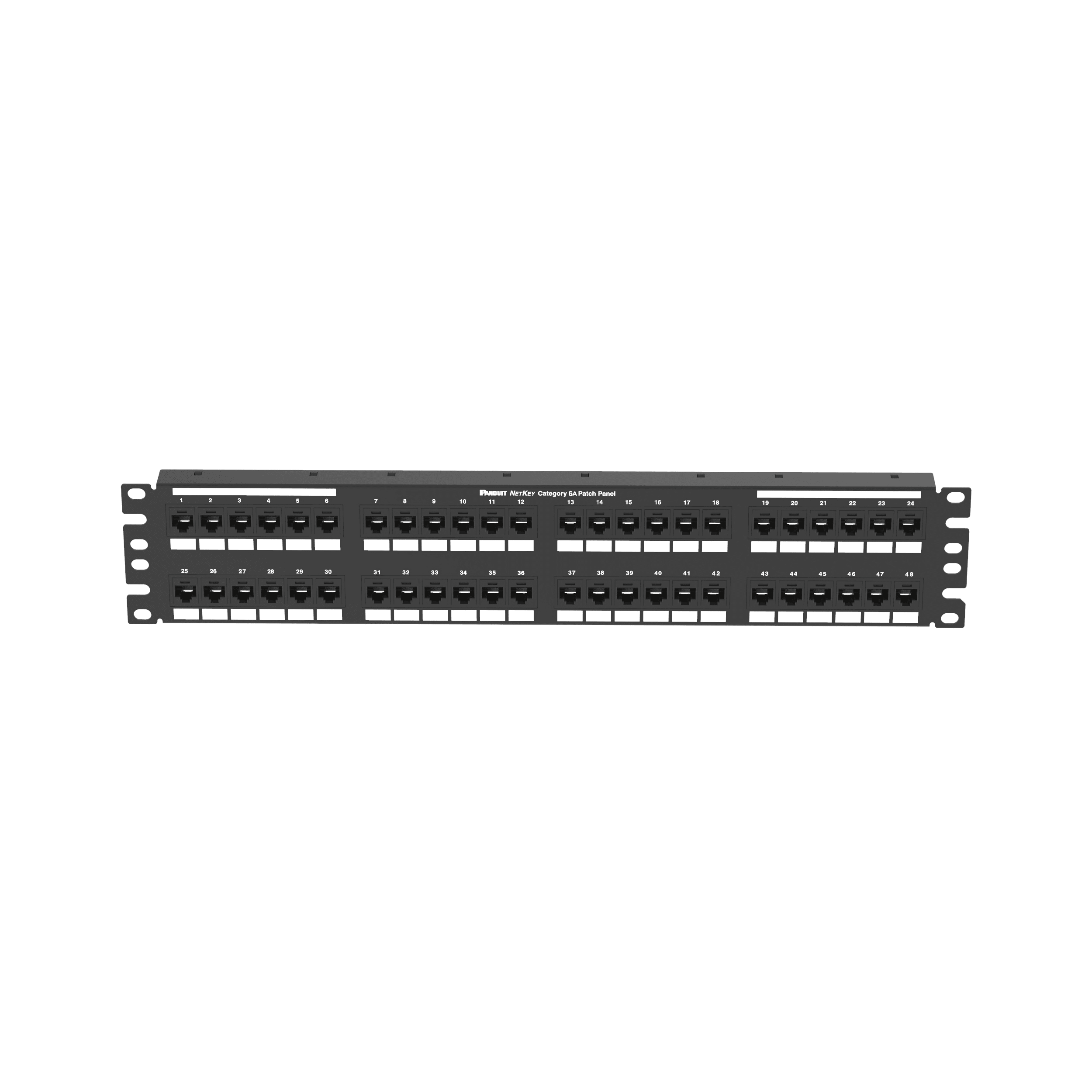 PANDUIT - PANNK6XPPG48Y THE NETKEY CAT 6A UTP FLAT PUNCHDOWN PAT