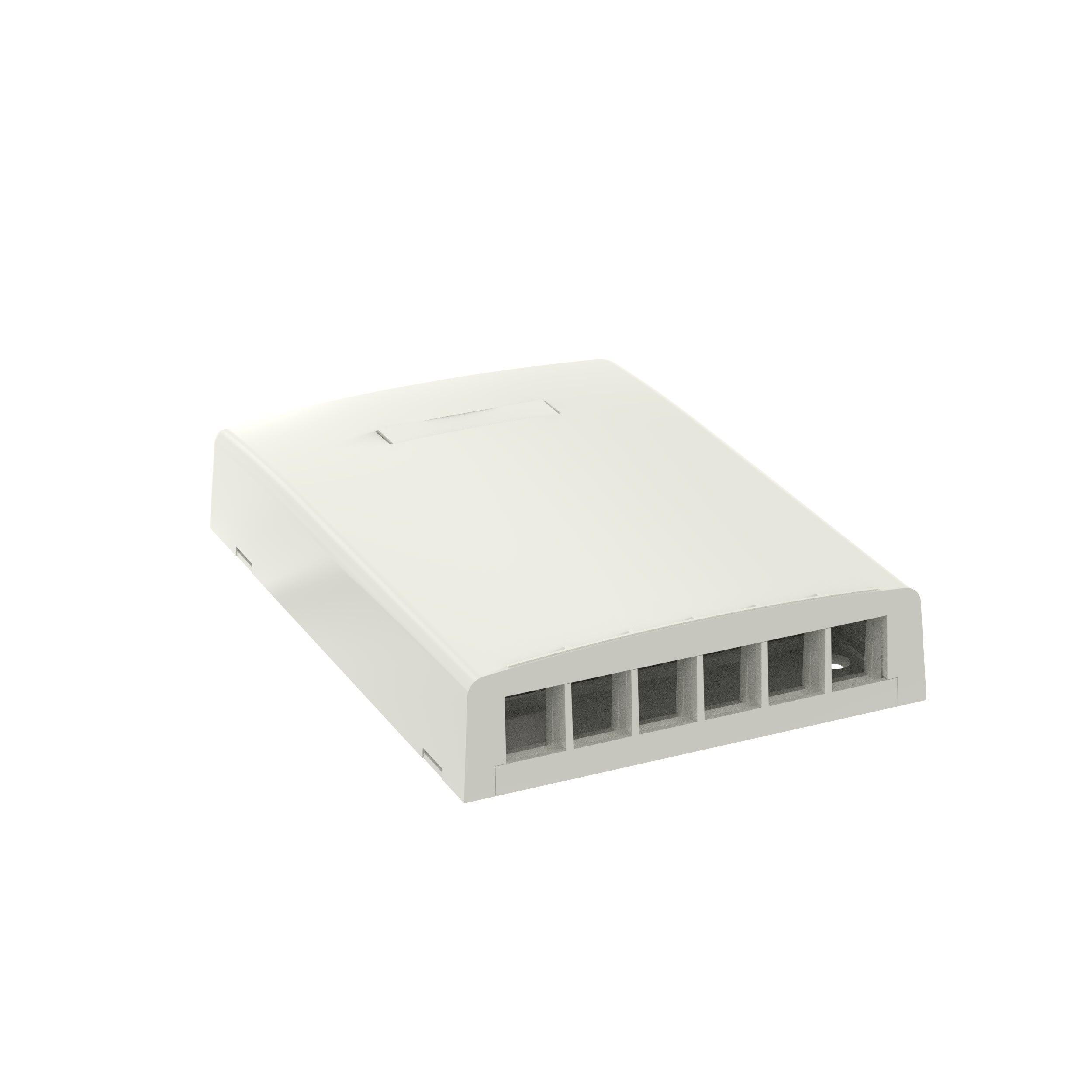 PANDUIT - PANNK6BXIW-AY SCATOLA ESTERNA A 6 POSIZIONI - ADESIVA
