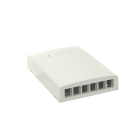 PANDUIT - PANNK6BXIW-AY SCATOLA ESTERNA A 6 POSIZIONI - ADESIVA