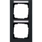 GIRA - GGI110209 PLACCA 2-M VERT. CT GIRA E2 NERO O