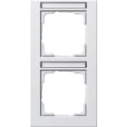 GIRA - GIR110222 PLACCA 2-M VERT. CT GIRA E2 BNC PURO S