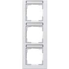 GIRA - GIR110322 PLACCA 3-M VERT. CT GIRA E2 BNC PURO S