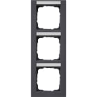 GIRA - GGI110323 PLACCA 3-M VERT. CT GIRA E2 ANTRACITE