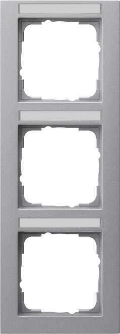 GIRA - GIR110325 PLACCA 3-M VERT. CT GIRA E2 C.ALLUM.