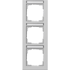 GIRA - GIR110337 PLACCA 3-M VERT. CT GIRA E2 GRIGIO O