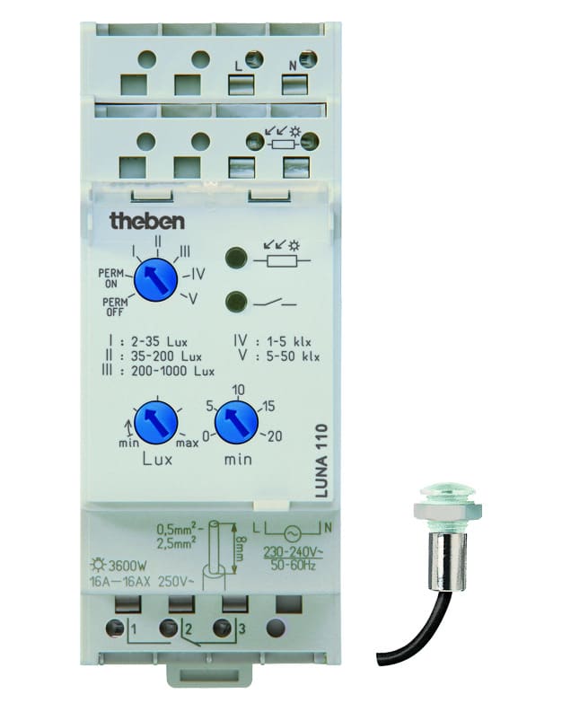 THEBEN SRL - THE1104200 LUNA 110 EL TOP2 12-24 V DC/AC - CREPUSC