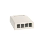 PANDUIT - PANNK4BXWH-AY SCATOLA ESTERNA A 4 POSIZIONI - ADESIVA