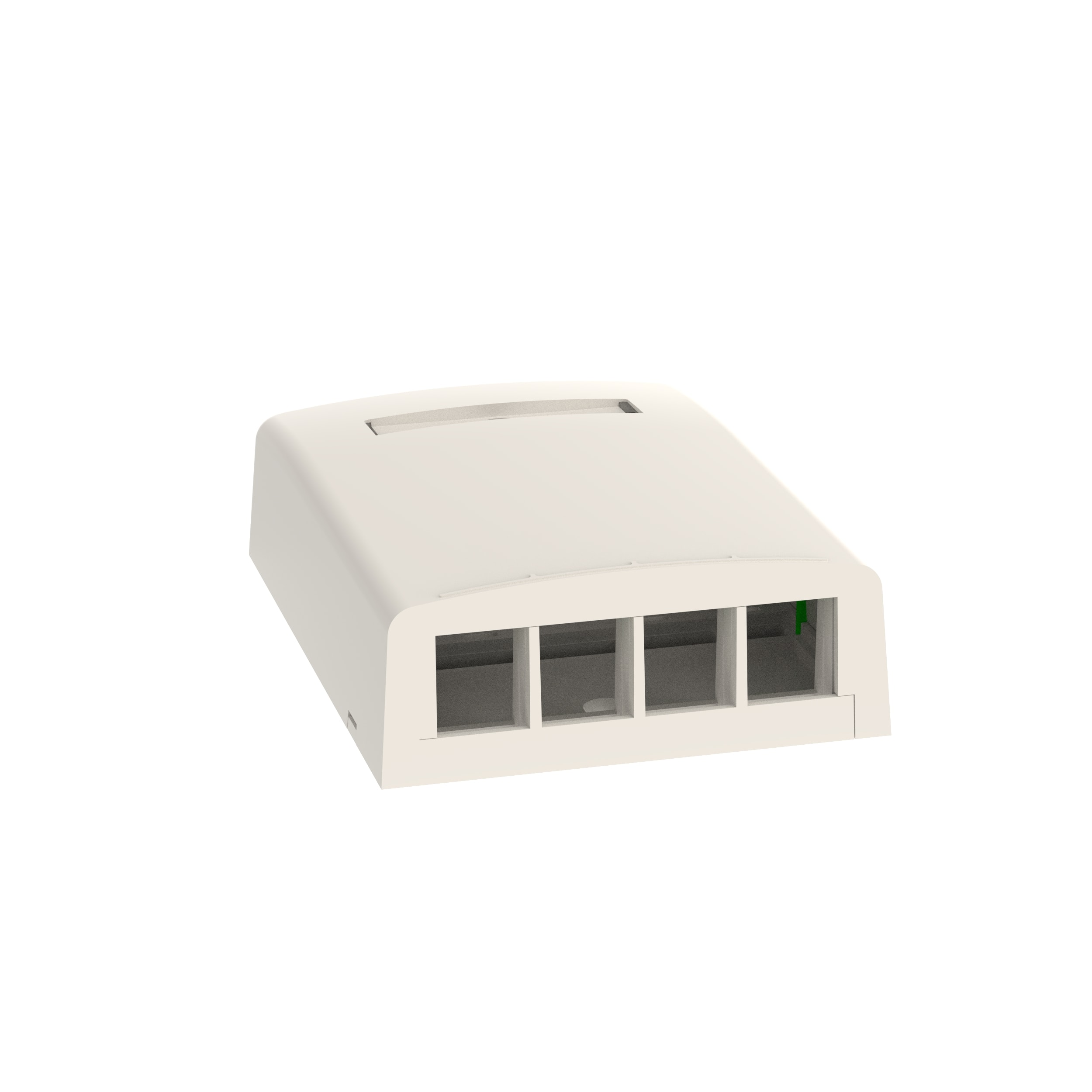 PANDUIT - PANNK4BXWH-AY SCATOLA ESTERNA A 4 POSIZIONI - ADESIVA