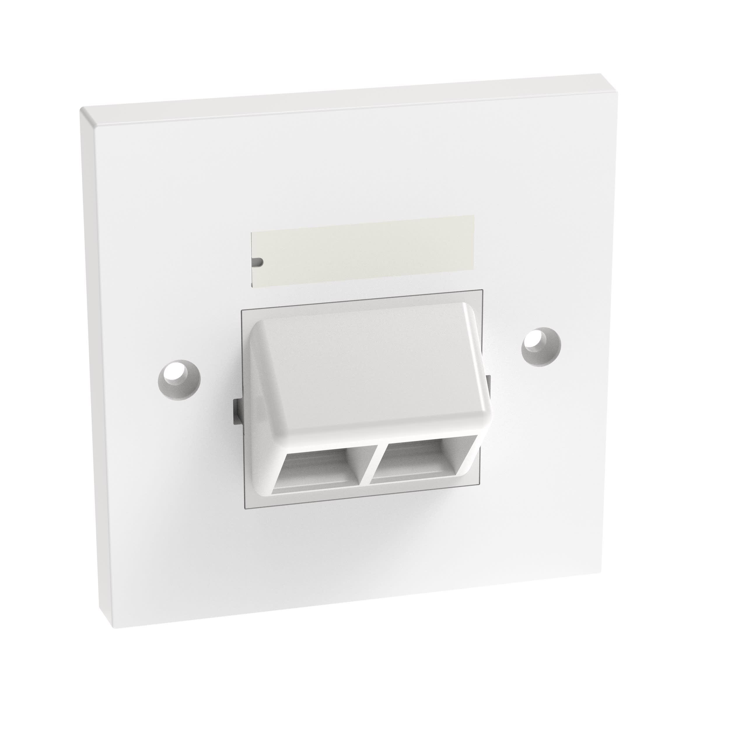 PANDUIT - PANNKUKS2AW BEZEL PLACCA 86 X 86 MM CON INSERTO INCL