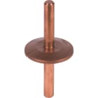 DEHN ITALIA SPA - DEH276057 Anello di prot. contro stillicidio PA ma rrone fessurato D 37mm H 4,7mm foro 7,5m m