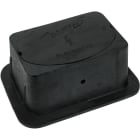 DEHN ITALIA SPA - DEH549000 Cassetta sotto intonaco senza morsetto d i sez. 300x220x120mm in ghisa verniciata nera