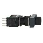 SCHNEIDER ELECTRIC - SNRXB6DD221B Selettore nero Ø16 - leva - 2 posizioni - 1NO