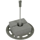 DEHN ITALIA SPA - DEH253125 DEHNiso-DLH -SET- con piastra base in ce mento e distanmziatore s=25cm