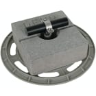 DEHN ITALIA SPA - DEH253333 STAFFA PORTAF.X TETTI CON PIASTRA BASE