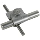 DEHN ITALIA SPA - DEH392209 MORSETTO MV INOX 200KA PER TD 8-10/16MM