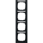 GIRA - GGI111409 PLACCA 4-M VERT. CT GIRA E2 NERO O