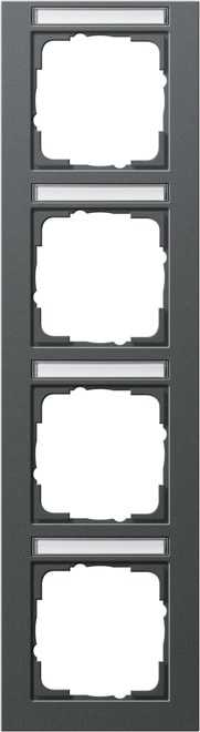GIRA - GIR111423 MASCH. COPERTURA 4X CT VERTICALE GIRA E2