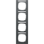 GIRA - GGI111423 PLACCA 4-M VERT. CT GIRA E2 ANTRACITE