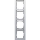 GIRA - GGI111425 PLACCA 4-M VERT. CT