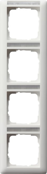 GIRA - GGI111427 PLACCA 4-M VERT. CT