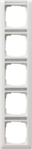 GIRA - GGI111503 PLACCA 5-M VERT. CT SYSTEM 55 BNC PURO