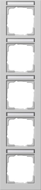 GIRA - GIR111537 PLACCA 5-M VERT. CT