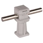 DEHN ITALIA SPA - DEH204004 Staffa portafilo DEHNsnap plastica grigi a H 36mm per Td 8mm con filetto M8