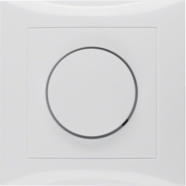 BERKER - BRK11308989 PLACCA X DIMMER/POTENZ.ROT. S1 BIA.POL.