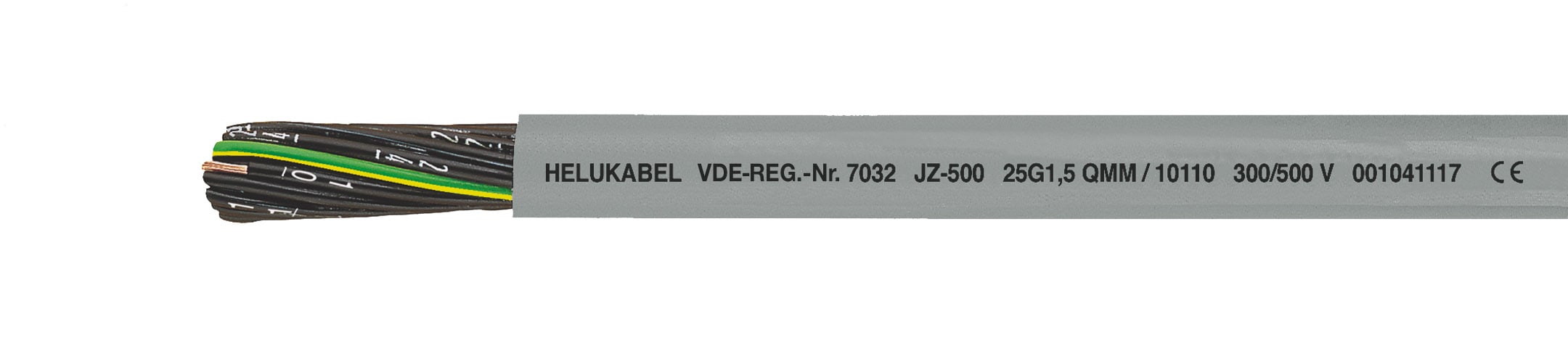 HELUKABEL ITALIA SRL - HLK10018 JZ-500 21G0.5 QMM GREY