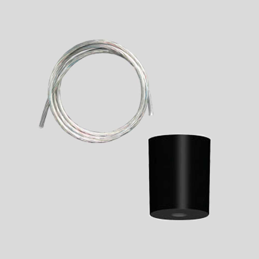 ARCLUCE SPA - ACL1099134X-12 ROSONE NERO C/CAVO 3P 1,5m TRASP.