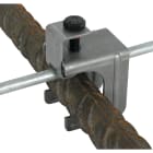 DEHN ITALIA SPA - DEH308036 Morsetto di collegamento MAXI Fe/nero pe r ferri di armatura D 16-32mm o Pt 40mm