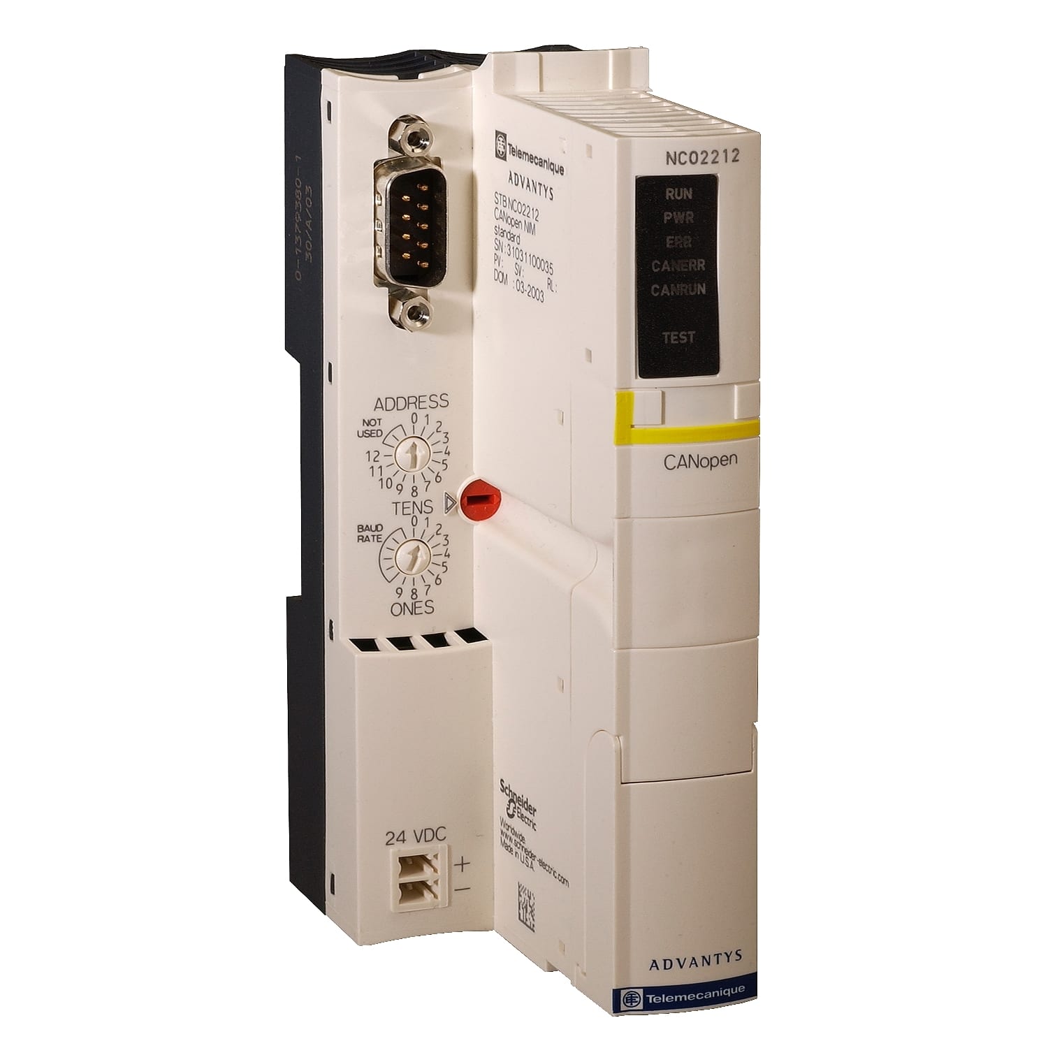 SCHNEIDER ELECTRIC - SNRSTBNCO2212 COMUNICATORE CANOPEN STANDARD