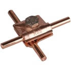 DEHN ITALIA SPA - DEH390057 Morsetto MV Cu per Td 8mm con vite esago nale