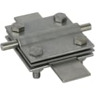 DEHN ITALIA SPA - DEH319229 Morsetto a croce INOX (V4A) per Td 7-10/ 7-10mm Pt 7-10/Pt 40mm-Pt 40/40mm con pi astra int.