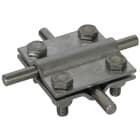 DEHN ITALIA SPA - DEH318219 MORSETTO A CROCE SENZA PIASTRA INT. 60X6