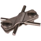 DEHN ITALIA SPA - DEH308229 MORSETTO UNIVERSALE SV INOX (V4A) per P t 30/Pt 30 - Td 7-10/7-10mm - Td 7-10/30 mm