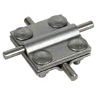 DEHN ITALIA SPA - DEH318229 Morsetto a croce INOX (V4A) perTd 8-10/8 -10mm Rd 8-10/Fl 30mm-Fl 30/30mm con pia stra int.