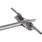 DEHN ITALIA SPA - DEH620012 Collare di collegamento in Fe/tZn per D 20mm su ambo i lati con connettore KS pe r Td 7-10mm