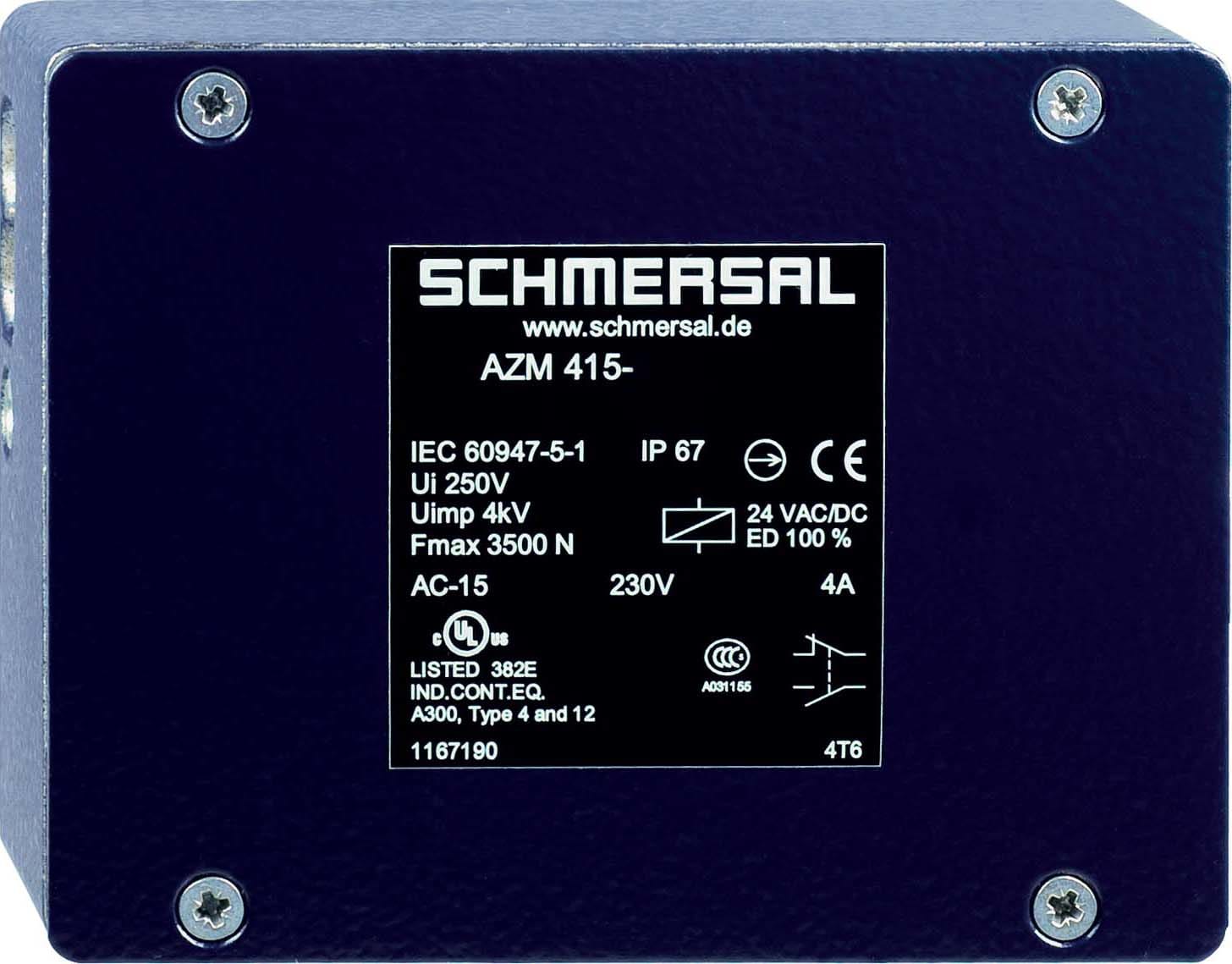 SCHMERSAL ITALIA SRL - SHM101167202 AZM 415-11/11ZPK 110VAC