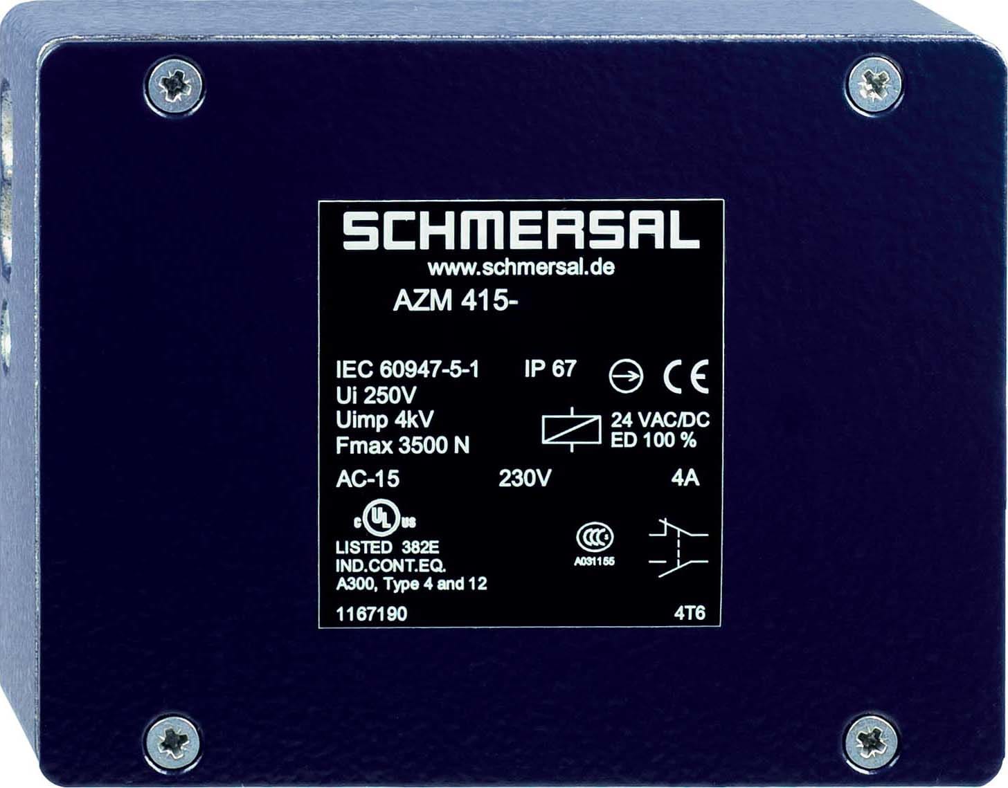 SCHMERSAL ITALIA SRL - SHM101167206 AZM415-11/11ZPKA-24VAC/DC