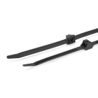 HELLERMANNTYTON Srl - HEE115-31100 FASCETTA FISSAGGIO DOPPIA PER PERNO, NER