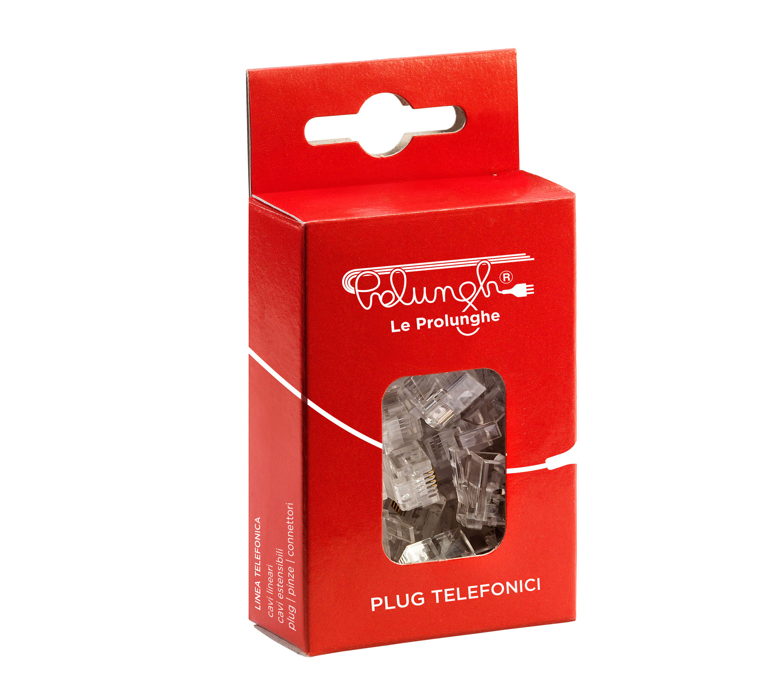 LE PROLUNGHE SAS - PRG1171 PLUG TELEF. 4/4 CONF. PZ.50