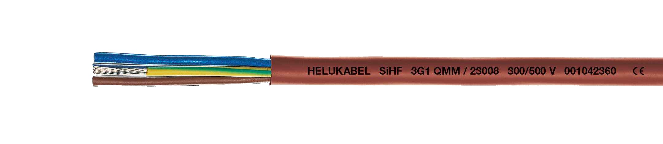 HELUKABEL ITALIA SRL - HLK23010 SIHF 5G1 QMM REDBRAUN