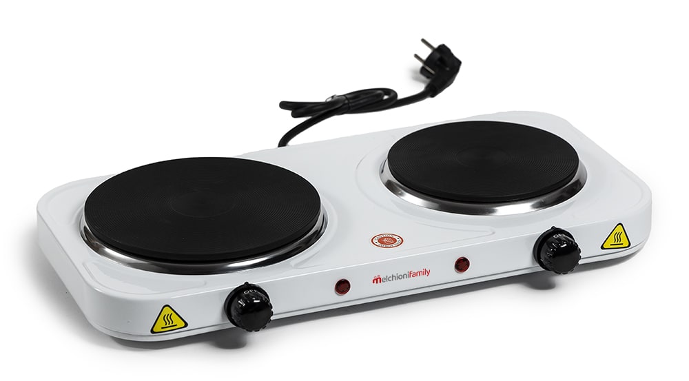 MELCHIONI SPA - MEM118360115 FORNELLO ELETTRICO 2 PIASTRE COOK2